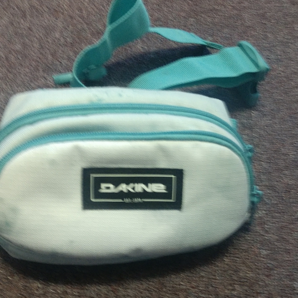 Dakine White and Teal Belt Bag